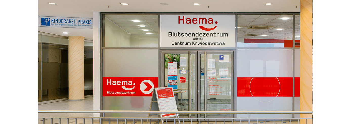 Blutspende und Plasmaspende in Görlitz | Haema Spendezentrum Blutspende und Plasmaspende in Görlitz | Haema Spendezentrum