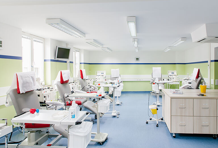 Plasmaspende-Zentrum Ingolstadt - Spendesaal