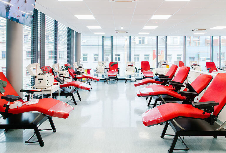 Blutspende- und Plasmaspende-Zentrum Rostock - Spendesaal