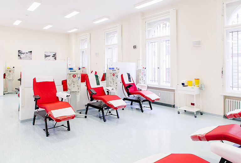 Blutspende- und Plasmaspende-Zentrum Weimar - Spendesaal