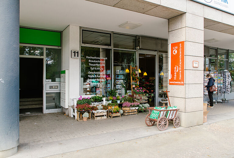 Blutspende- und Plasmaspende-Zentrum Leipzig Gohlis - Eingang