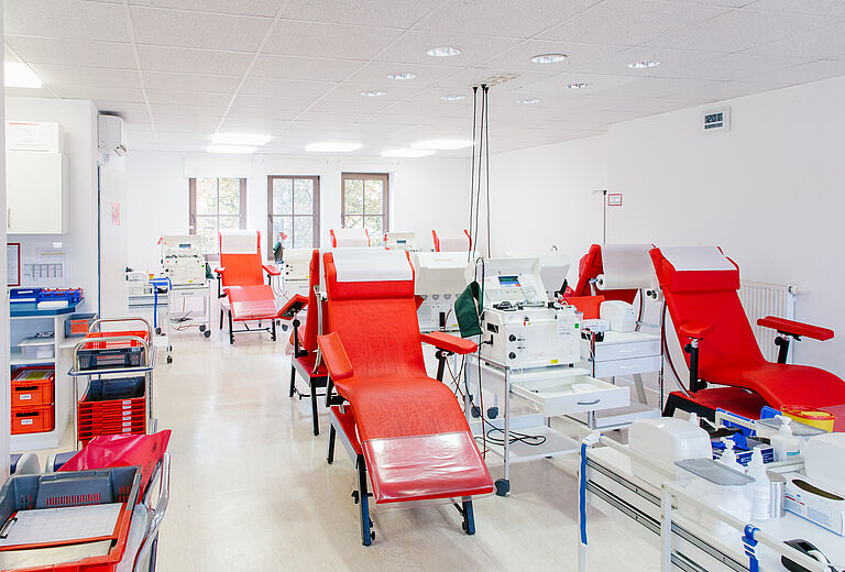 Blutspende- und Plasmaspende-Zentrum Grimma - Spendesaal