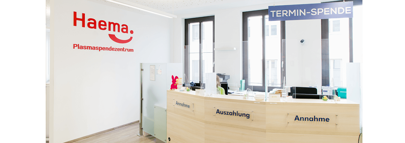 Plasmaspende in Fürth | Haema Spendezentrum