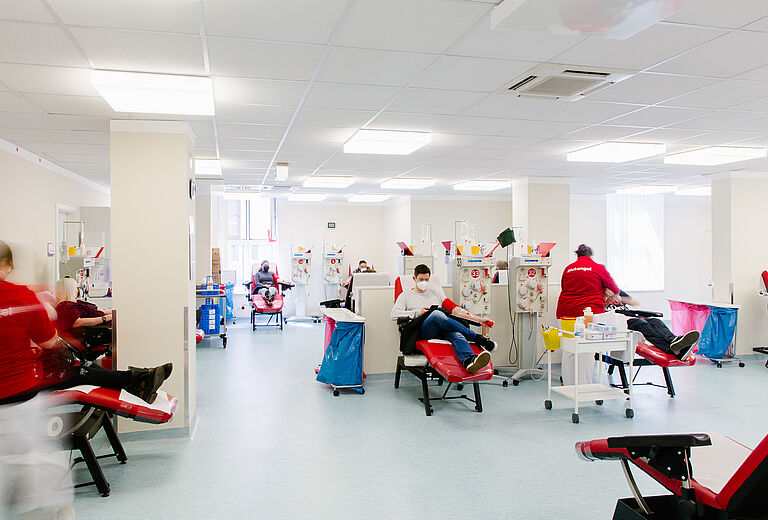 Blutspende- und Plasmaspende-Zentrum Essen - Spendesaal