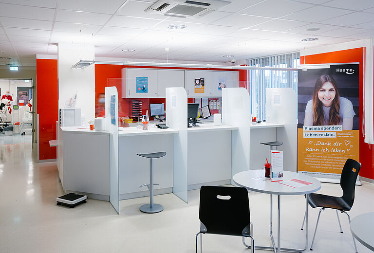 Blutspende- und Plasmaspende-Zentrum Leipzig Connewitz - Anmeldung